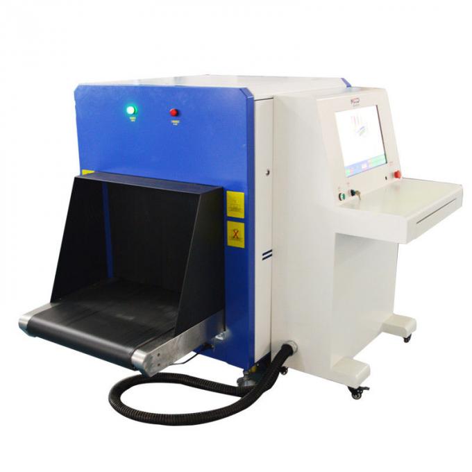 0,22 M / S Airport Baggage Scanner Metal Detector Machine Dengan Ukuran Terowongan 650 X 500mm