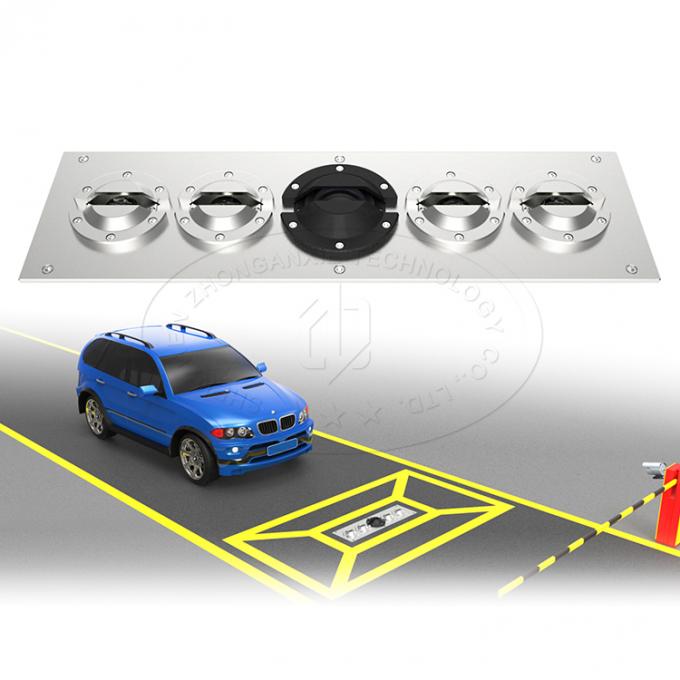 Durable Portable Explosive Detector Under Vehicle Inspection System Dengan Pengakuan Plat Mobil